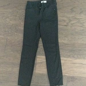 Madewell black skinny jeans